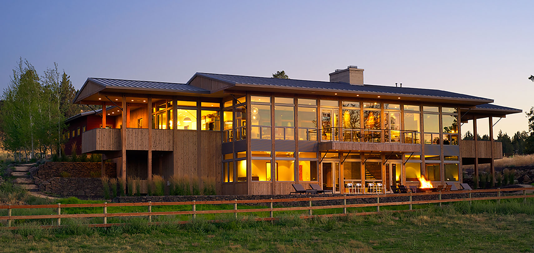 Deschutes River Ranch Custom Contemporary Agrarian Design by Rea Co Homes